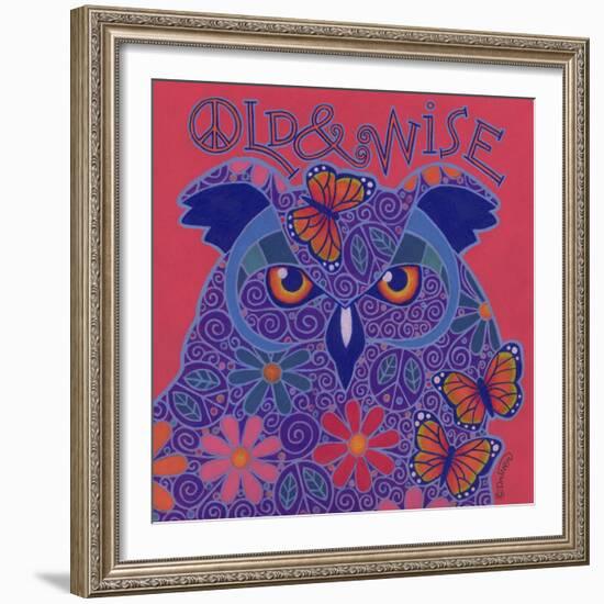 Great Horned Owl-Denny Driver-Framed Giclee Print