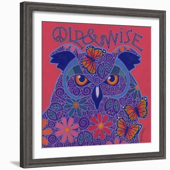 Great Horned Owl-Denny Driver-Framed Giclee Print