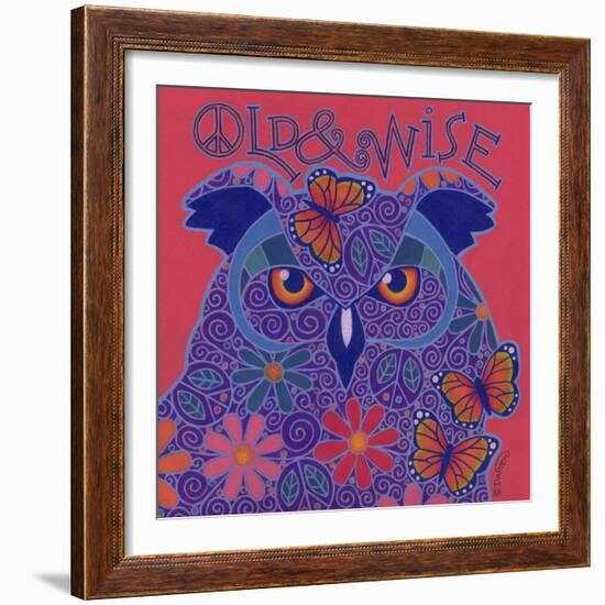 Great Horned Owl-Denny Driver-Framed Giclee Print