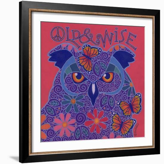 Great Horned Owl-Denny Driver-Framed Giclee Print