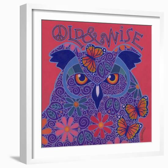 Great Horned Owl-Denny Driver-Framed Giclee Print