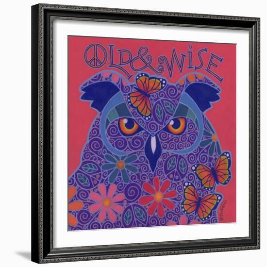 Great Horned Owl-Denny Driver-Framed Giclee Print