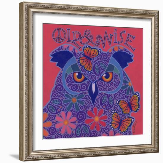 Great Horned Owl-Denny Driver-Framed Giclee Print