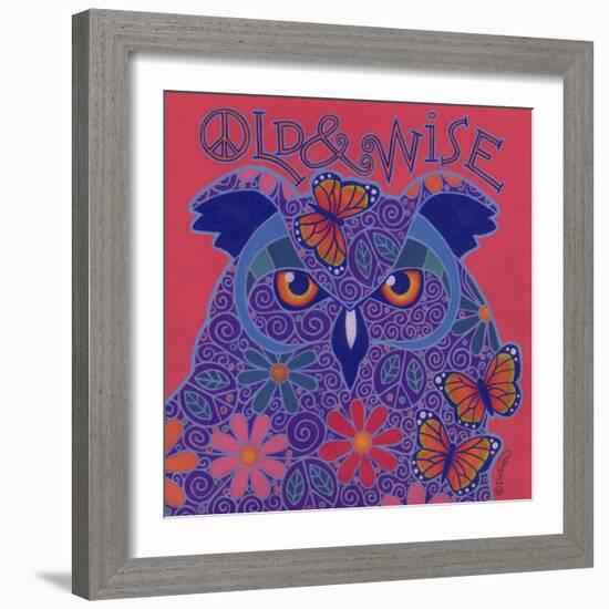 Great Horned Owl-Denny Driver-Framed Giclee Print