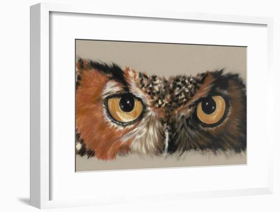 Great Horned Owl-Barbara Keith-Framed Giclee Print
