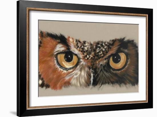 Great Horned Owl-Barbara Keith-Framed Giclee Print