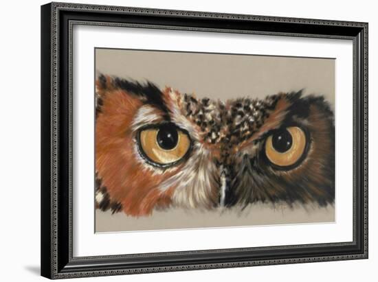 Great Horned Owl-Barbara Keith-Framed Giclee Print