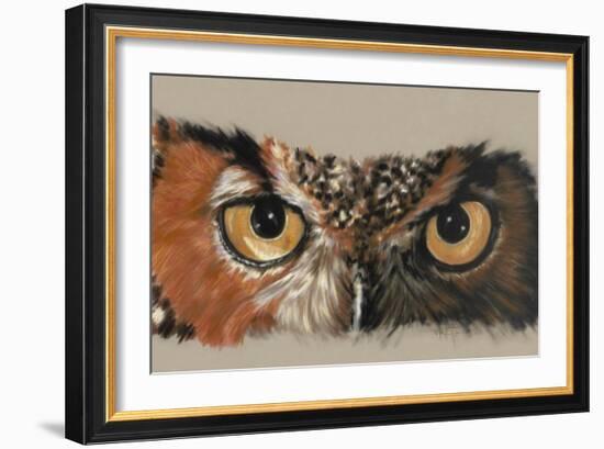 Great Horned Owl-Barbara Keith-Framed Giclee Print