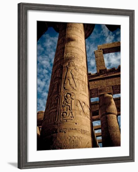 Great Hypostyle Hall at Karnak Temple, Egypt-Clive Nolan-Framed Photographic Print