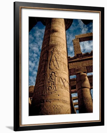 Great Hypostyle Hall at Karnak Temple, Egypt-Clive Nolan-Framed Photographic Print