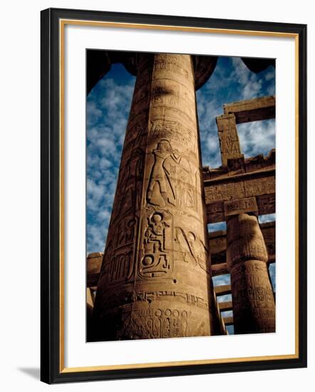 Great Hypostyle Hall at Karnak Temple, Egypt-Clive Nolan-Framed Photographic Print