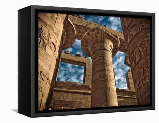 Great Hypostyle Hall at Karnak Temple, Egypt-Clive Nolan-Framed Premier Image Canvas