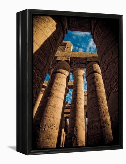 Great Hypostyle Hall at Karnak Temple, Egypt-Clive Nolan-Framed Premier Image Canvas