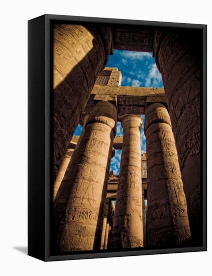 Great Hypostyle Hall at Karnak Temple, Egypt-Clive Nolan-Framed Premier Image Canvas