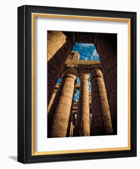 Great Hypostyle Hall at Karnak Temple, Egypt-Clive Nolan-Framed Premium Photographic Print