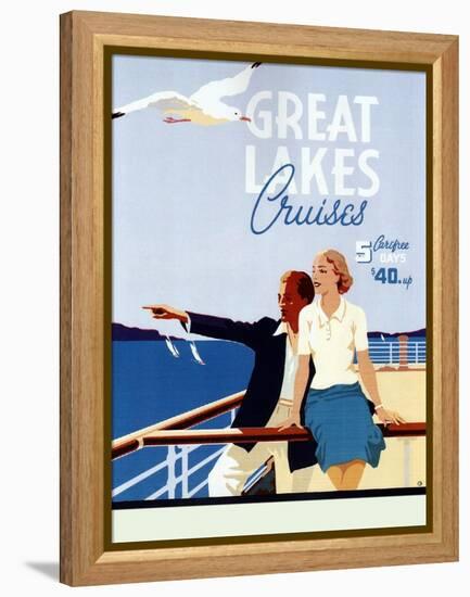 Great Lakes Cruises-null-Framed Stretched Canvas