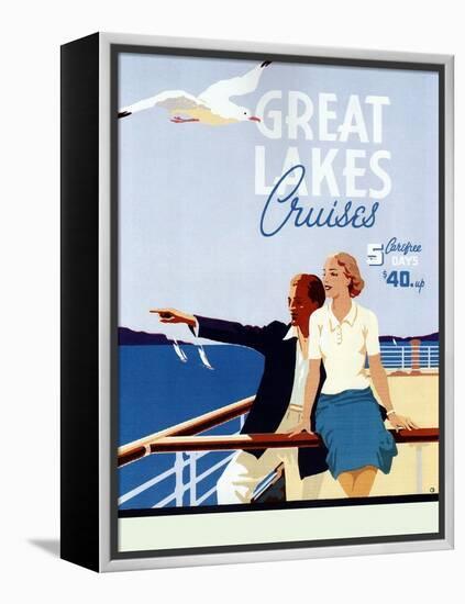 Great Lakes Cruises-null-Framed Stretched Canvas
