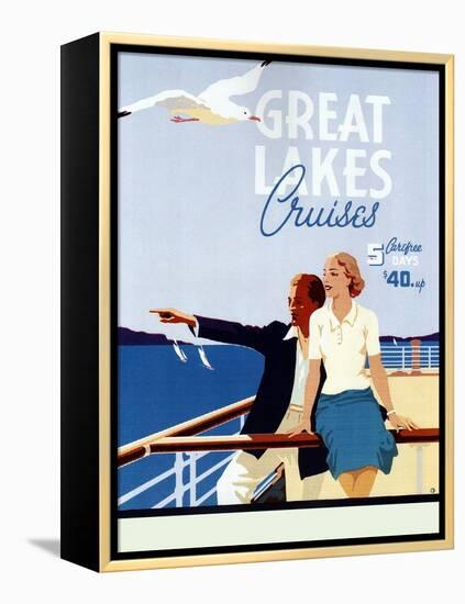 Great Lakes Cruises-null-Framed Stretched Canvas