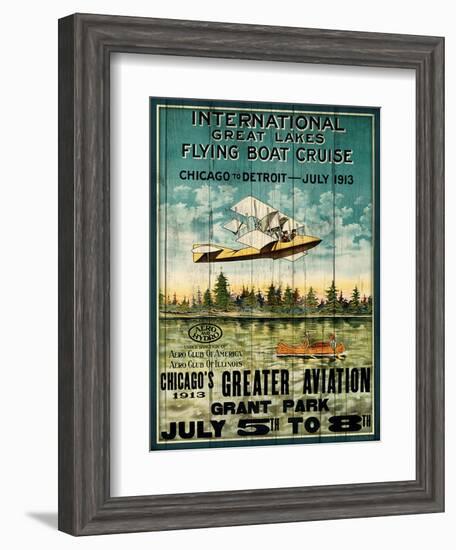 Great Lakes Flying Boats-Kate Ward Thacker-Framed Giclee Print