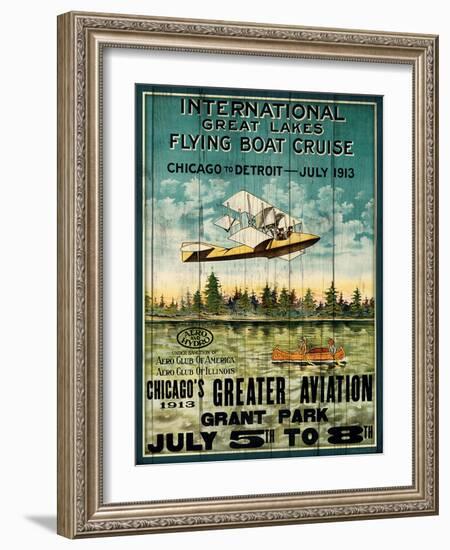 Great Lakes Flying Boats-Kate Ward Thacker-Framed Giclee Print