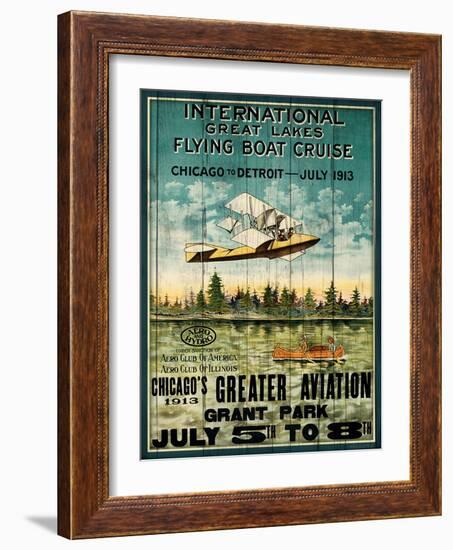 Great Lakes Flying Boats-Kate Ward Thacker-Framed Giclee Print