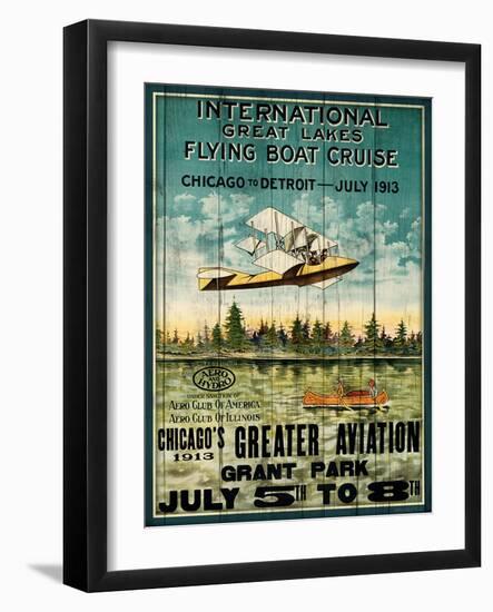 Great Lakes Flying Boats-Kate Ward Thacker-Framed Giclee Print