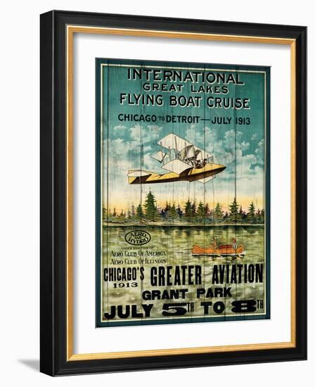 Great Lakes Flying Boats-Kate Ward Thacker-Framed Giclee Print