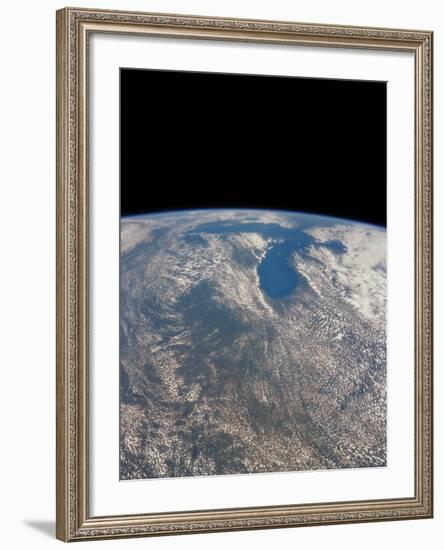 Great Lakes From Space-null-Framed Photographic Print