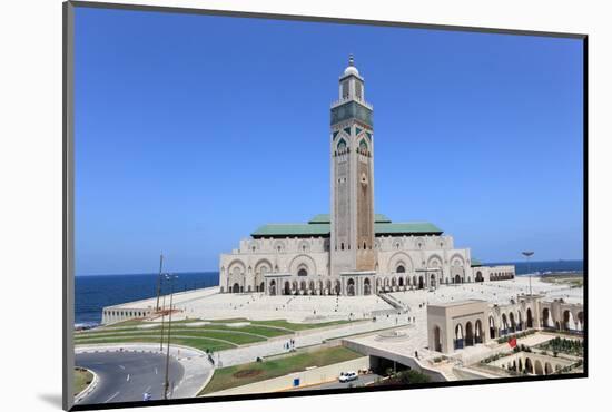 Great Mosque in Casablanca, Morocco-p.lange-Mounted Photographic Print