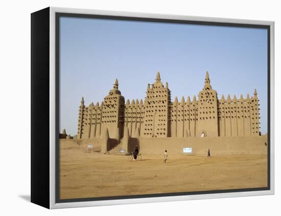 Great Mosque, the Largest Dried Earth Building in the World, Djenne, Mali-Pate Jenny-Framed Premier Image Canvas