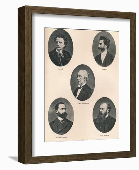 'Great Musicians - Plate IX.', 1895-Unknown-Framed Photographic Print