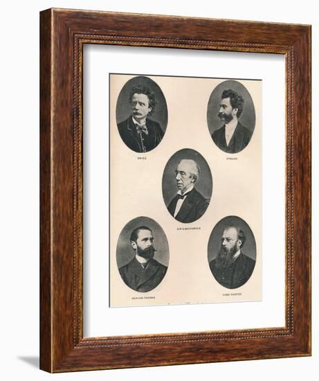 'Great Musicians - Plate IX.', 1895-Unknown-Framed Photographic Print