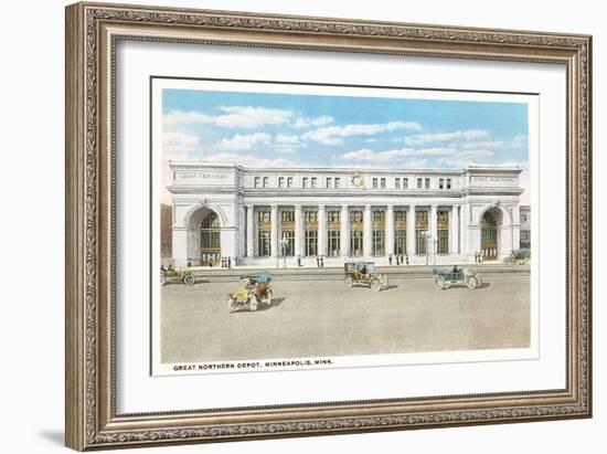 Great Northern Depot, Minneapolis, Minnesota-null-Framed Art Print