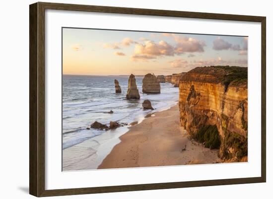 Great Ocean Road, Port Campbell National Park, Victoria, Australia. Twelve Apostles at Sunset-Matteo Colombo-Framed Photographic Print