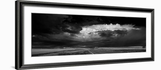 Great Plains Storm BW-Steve Gadomski-Framed Photographic Print