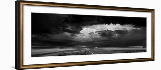 Great Plains Storm BW-Steve Gadomski-Framed Photographic Print