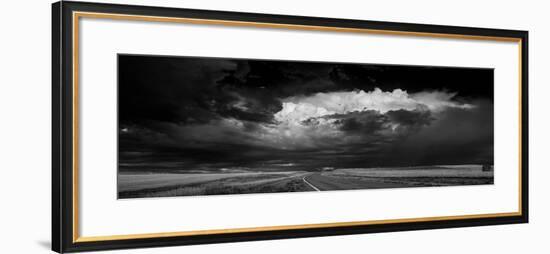 Great Plains Storm BW-Steve Gadomski-Framed Photographic Print