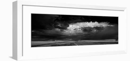 Great Plains Storm BW-Steve Gadomski-Framed Photographic Print