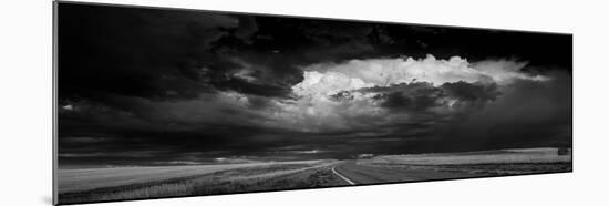 Great Plains Storm BW-Steve Gadomski-Mounted Photographic Print