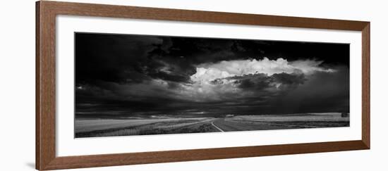 Great Plains Storm BW-Steve Gadomski-Framed Photographic Print