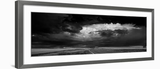 Great Plains Storm BW-Steve Gadomski-Framed Photographic Print