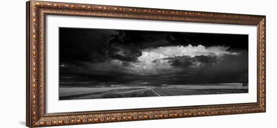 Great Plains Storm BW-Steve Gadomski-Framed Photographic Print