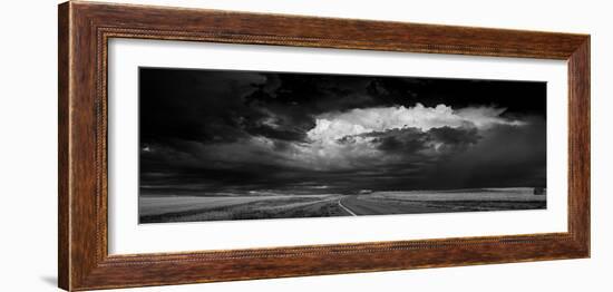 Great Plains Storm BW-Steve Gadomski-Framed Photographic Print