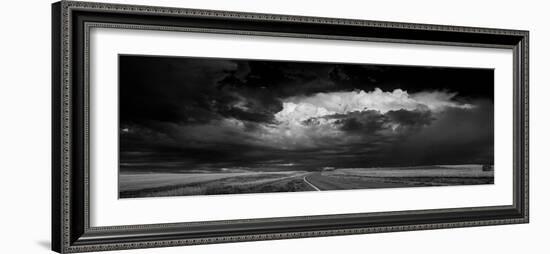 Great Plains Storm BW-Steve Gadomski-Framed Photographic Print