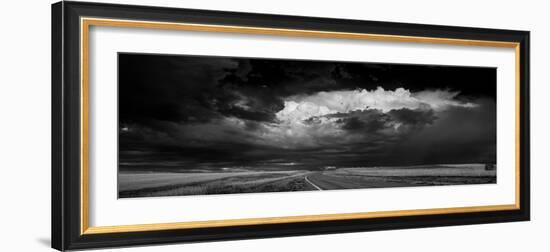 Great Plains Storm BW-Steve Gadomski-Framed Photographic Print