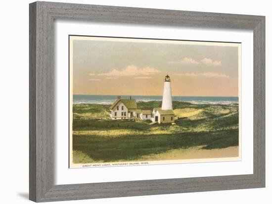 Great Point Lighthouse, Nantucket, Massachusetts-null-Framed Art Print
