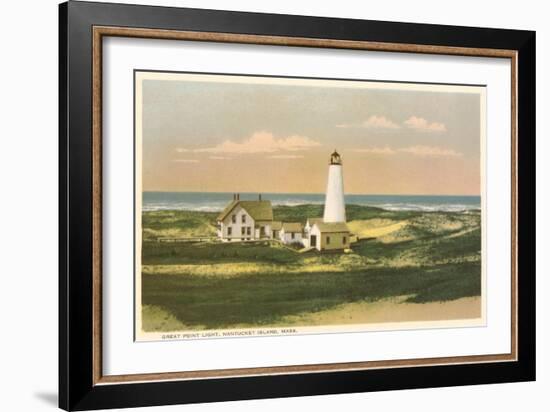 Great Point Lighthouse, Nantucket, Massachusetts-null-Framed Art Print