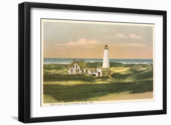 Great Point Lighthouse, Nantucket, Massachusetts-null-Framed Art Print