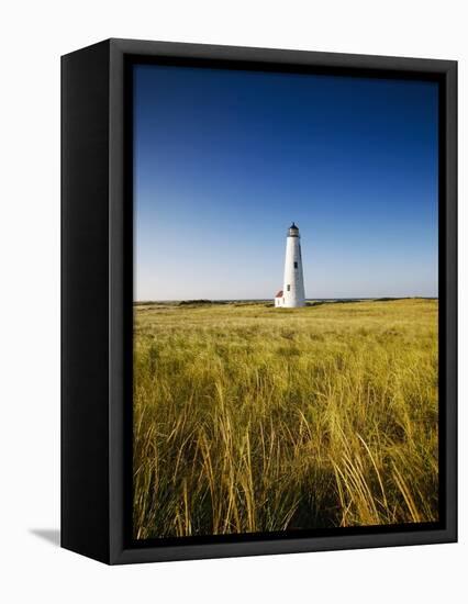 Great Point Lighthouse-Onne van der Wal-Framed Premier Image Canvas