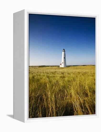 Great Point Lighthouse-Onne van der Wal-Framed Premier Image Canvas